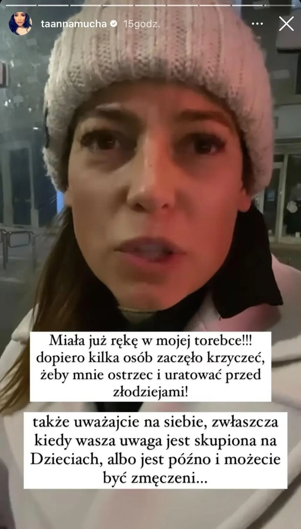 Anna Mucha o złodziejach