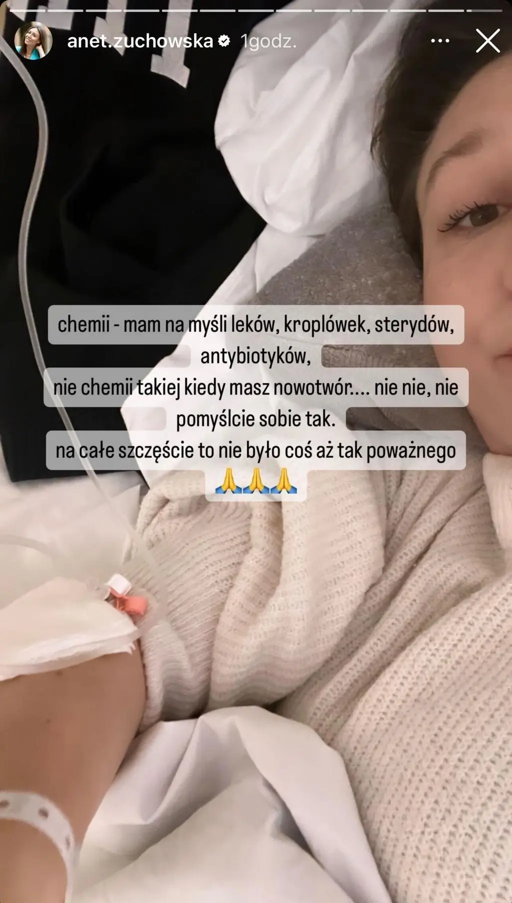 Aneta Żuchowska pokazała zdjęcia za szpitala