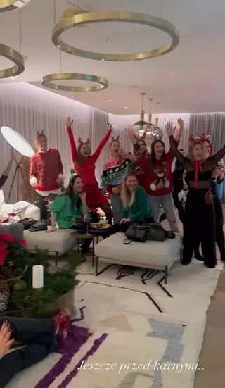 Anna Lewandowska zorganizowała świąteczną imprezę