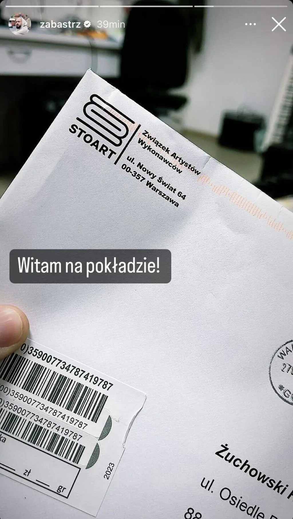 Robert Żuchowski dołączył do Związku Artystów Scen Polskich