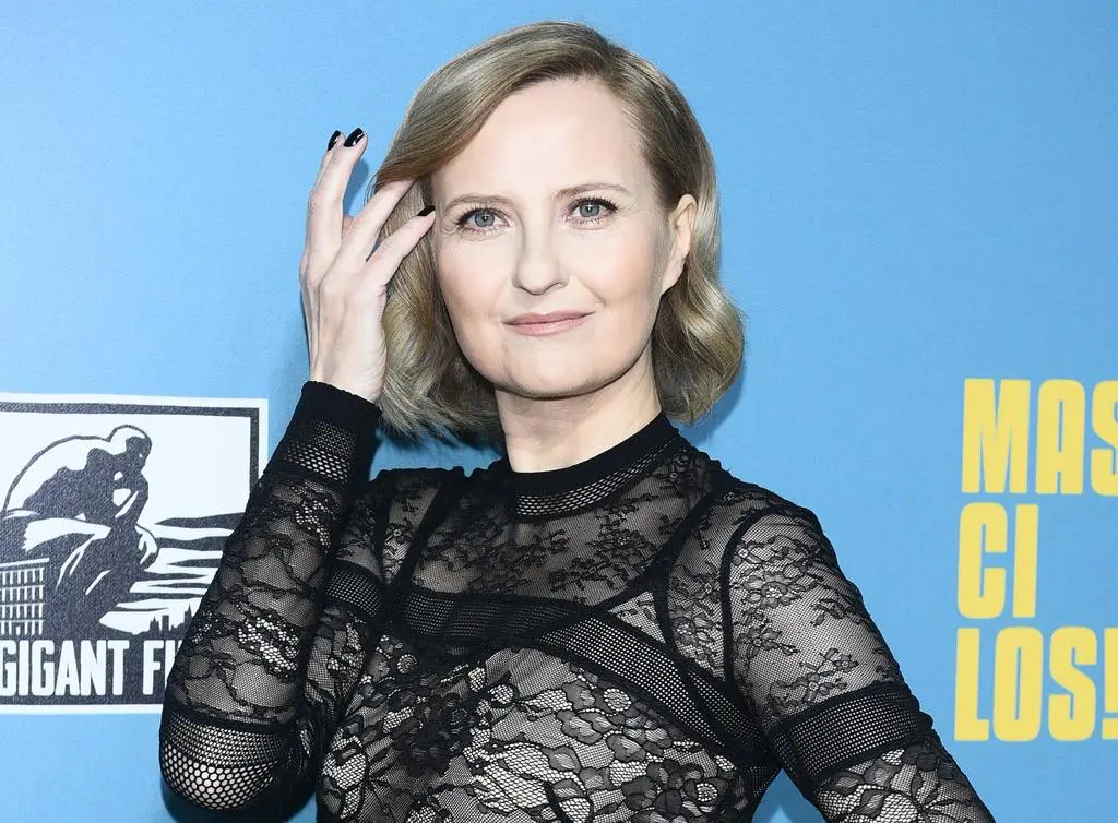 Izabela Kuna na premierze filmu "Masz ci los!"