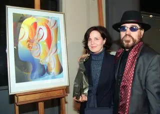 Czesław Niemen z żoną Małgorzatą