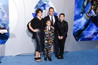  Dagmara Domińczyk i Patrick Wilson z synami