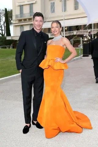 Anna i Robert Lewandowscy w Cannes