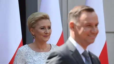 Andrzej Duda i Agata Kornhauser-Duda