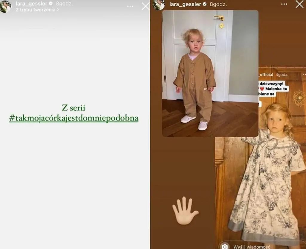 Lara Gessler udowodniła, że córka jest do niej podobna