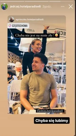 Aga i Jędrek z "HP" razem na zdjęciu