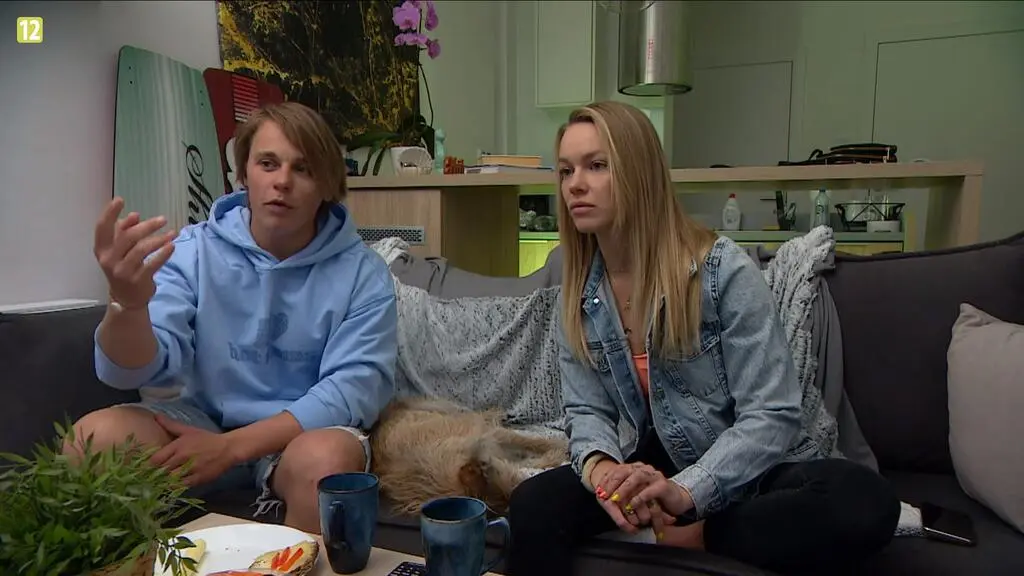 Hubert Szczypek i Tusia Witkowska z Sopotu w "Gogglebox. Przed telewizorem"