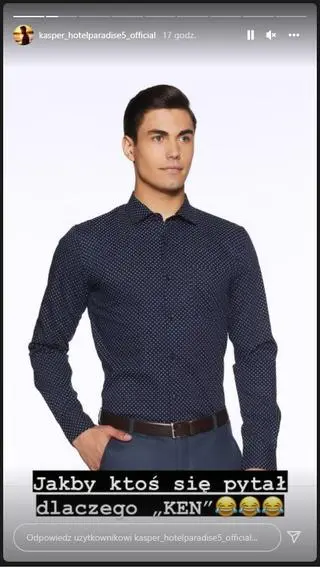 Kasper jako Ken z "Hotelu Paradise"