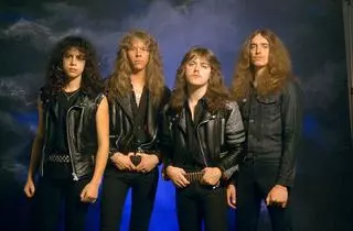 Kirk Hammett, James Hetfield, Lars Ulrich, Cliff Burton 