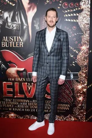 Gwiazdy na premierze "Elvisa": Damian Michałowski