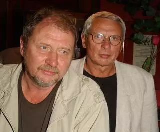 Andrzej i Mikołaj Grabowscy na zdjęciu sprzed lat 
