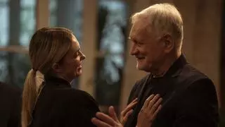 Andrzej Seweryn i Magdalena Koleśnik w filmie "Ukryta sieć"