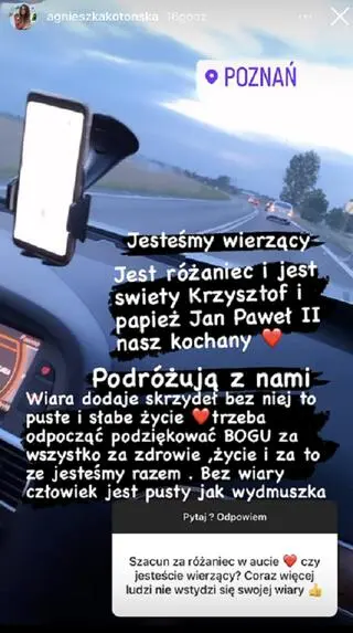 Agnieszka Kotońska szczerze o wierze w Boga