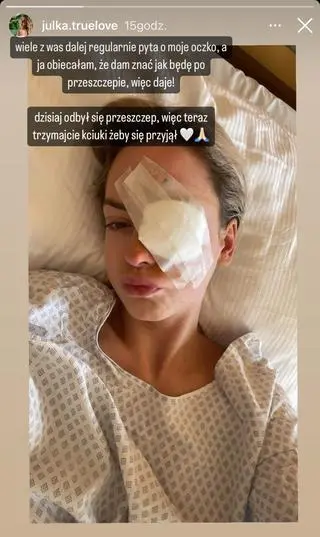 Julia z "True Love" pokazała zdjęcie po przeszczepie