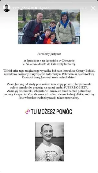 Rafał Jonkisz pożegnał przyjaciół, którzy zginęli w katastrofie