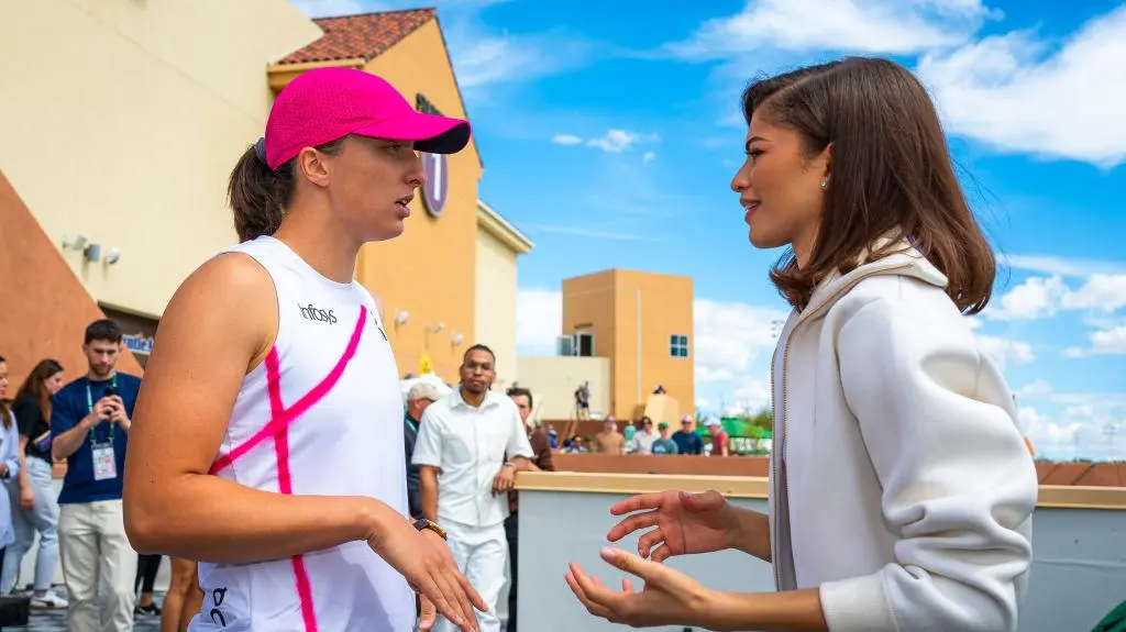 Zendaya i Iga Świątek
