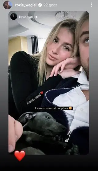 Roksana Węgiel w czułych objęciach z ukochanym