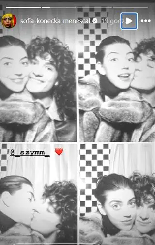 Sofia Konecka Manescal z partnerem Szymonem