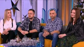 Justyna, Przemek, Marta i Patryk ze "Ślubu od pierwszego wejrzenia" 