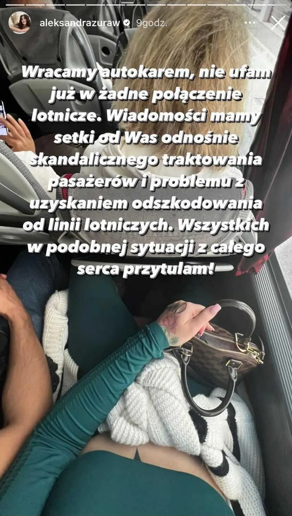 Ola Żuraw o horrorze na lotnisku