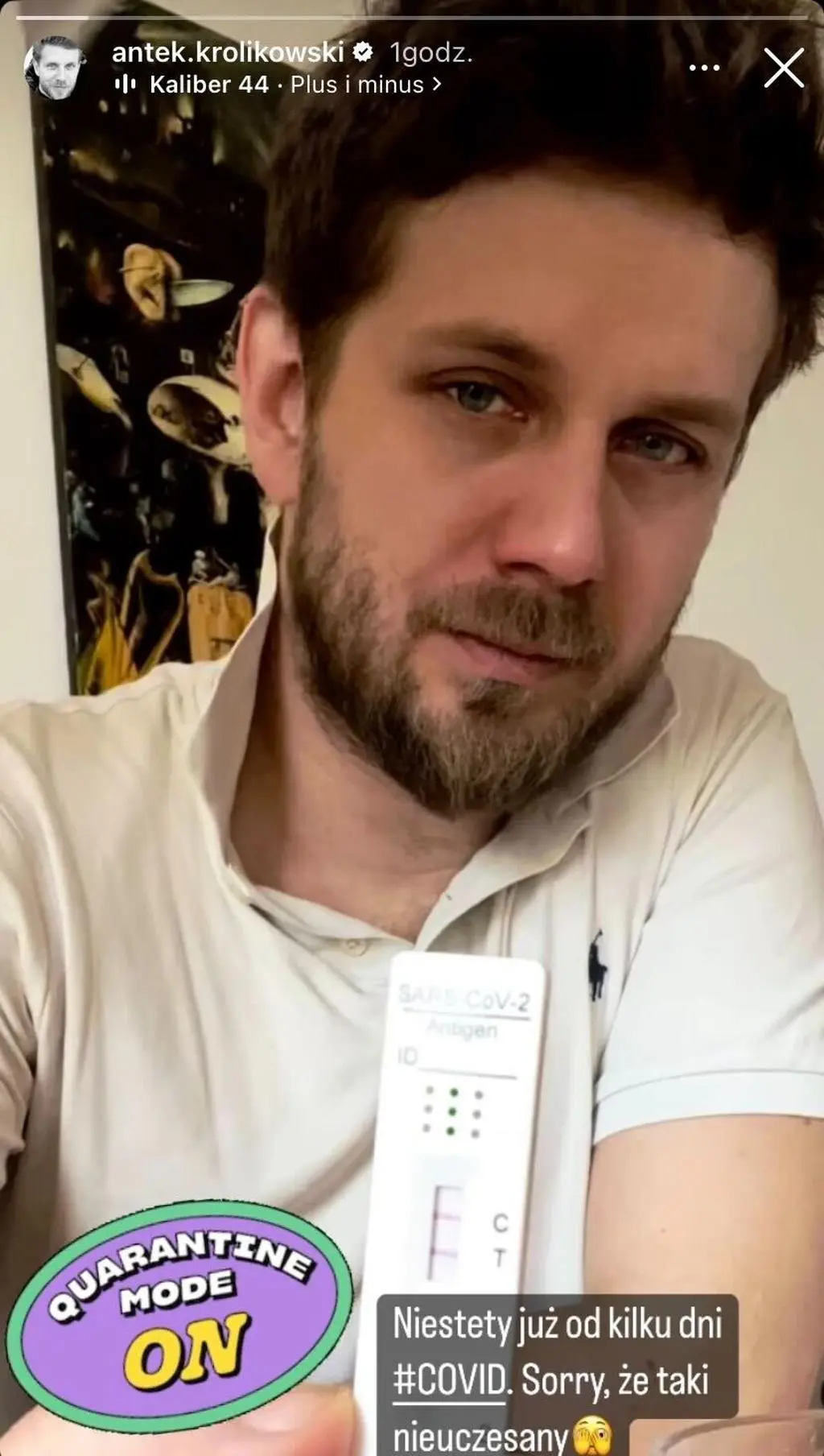 Antoni Królikowski chory na COVID-19