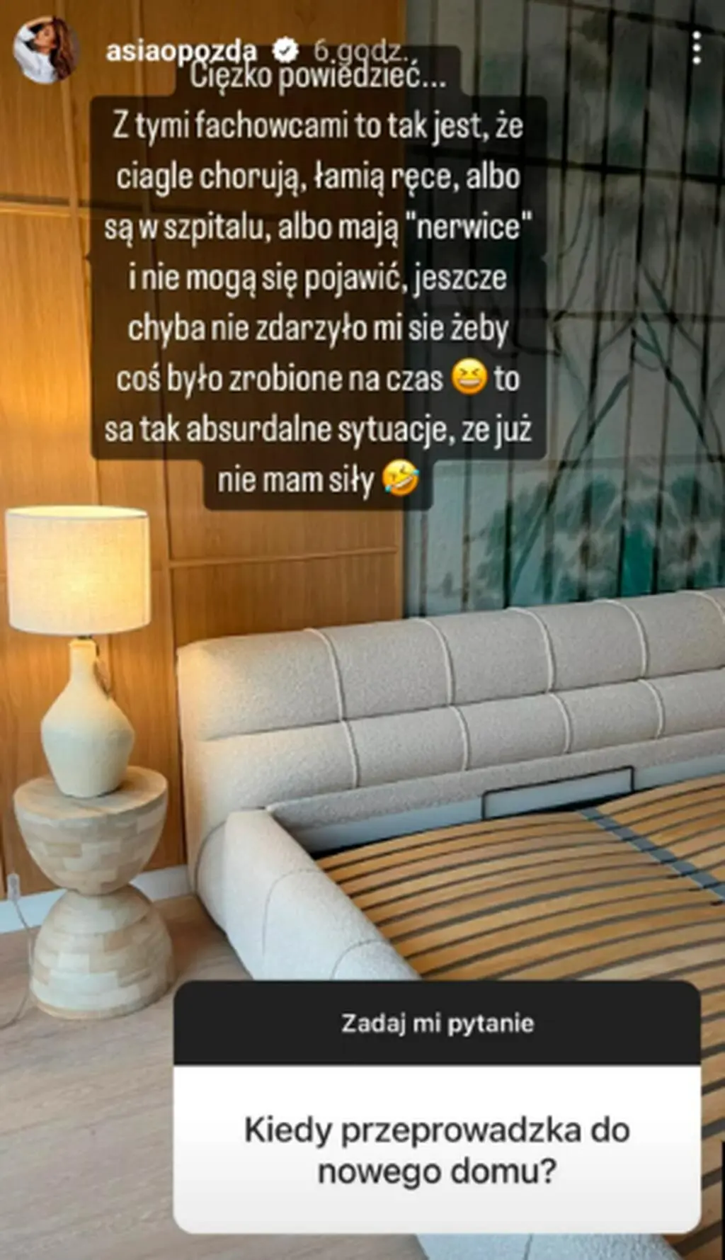 Joanna Opozda pokazała remont domu
