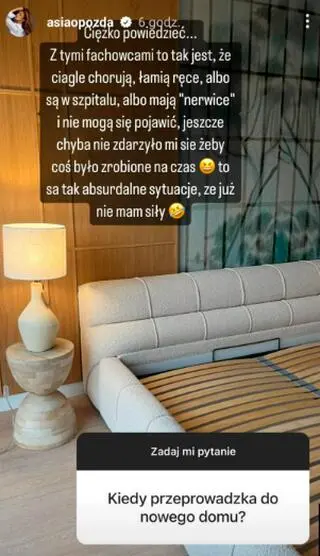 Joanna Opozda pokazała remont domu