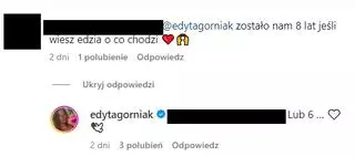 Edyta Górniak odpowiedziała na zapytanie fanki