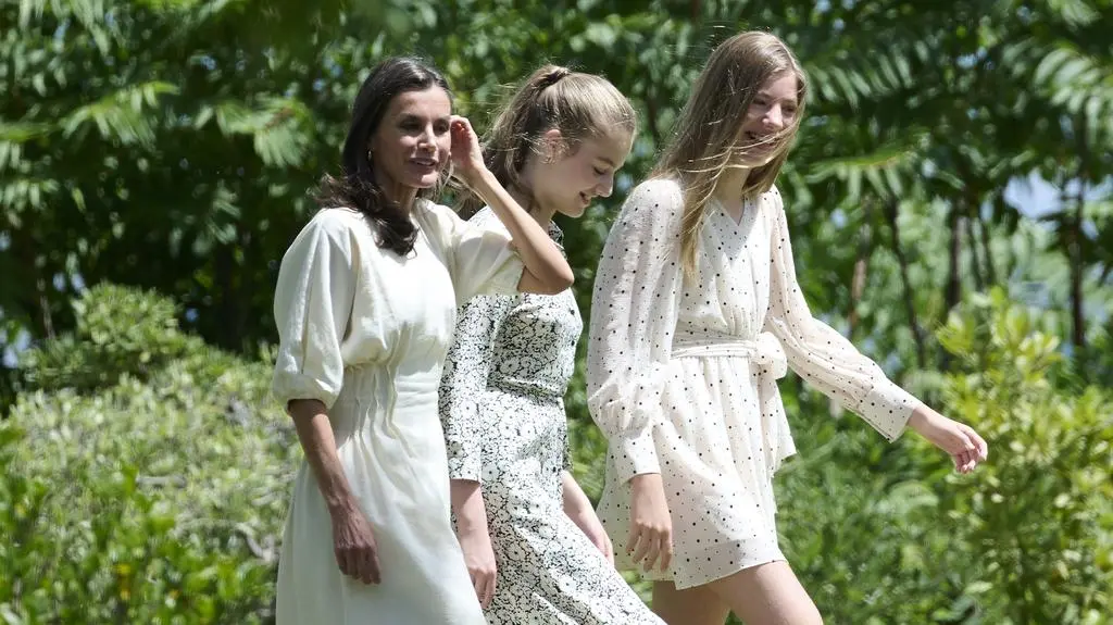 Królowa Letizia, księżniczka Eleonora oraz księżniczka Sofia