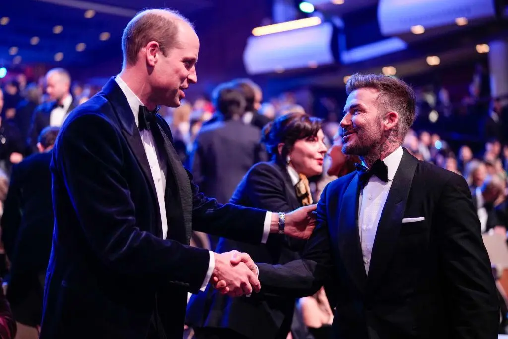 BAFTA 2024. Książę Wiliam i David Beckham
