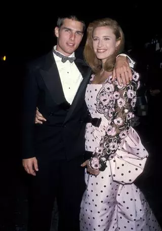 Tom Cruise i Mimi Rogers. 1989 rok