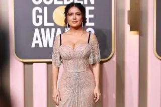 Salma Hayek bez makijażu