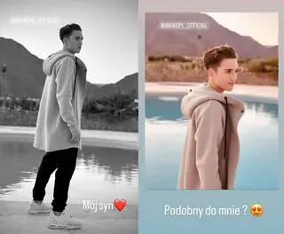 Tak wygląda Stanisław Myszkowski, młodszy syn Justyny Steczkowskiej