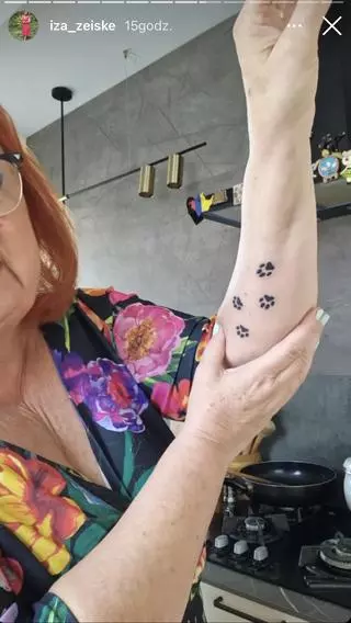 Iza Zeiske zrobiła sobie tatuaż