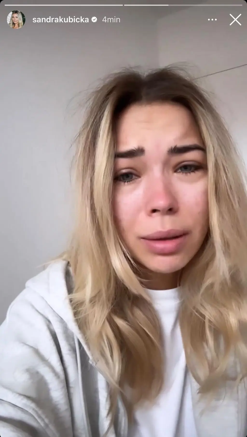 Sandra Kubicka trafiła do szpitala