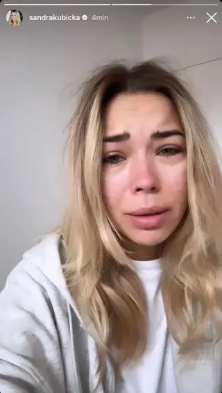 Sandra Kubicka trafiła do szpitala