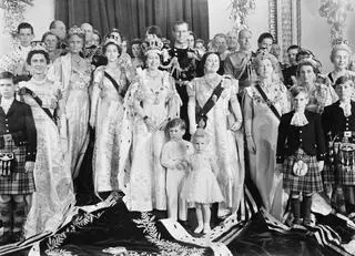 Królowa Elżbieta II w dniu koronacji