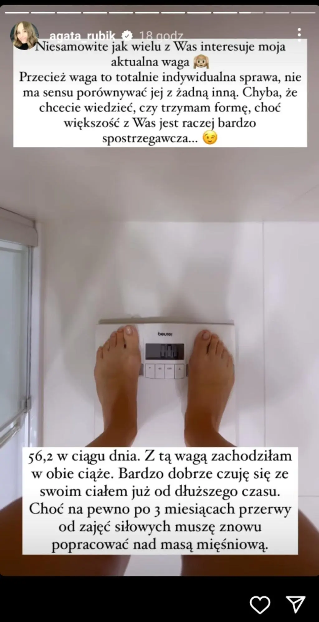 Agata Rubik o wadze