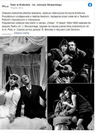 Wpis Teatru im. Juliusza Słowackiego w Krakowie