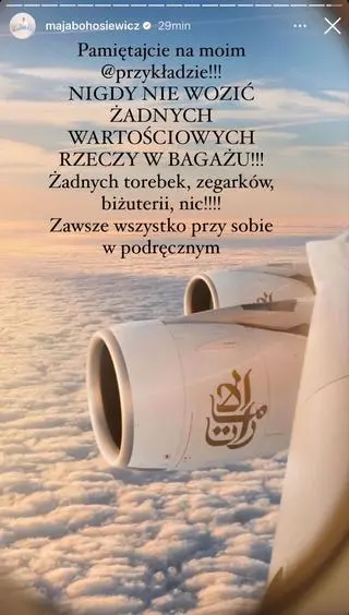 Maja Bohosiewicz została okradziona