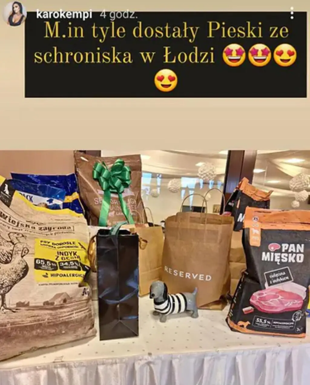 Karolina Skiba — prezenty 