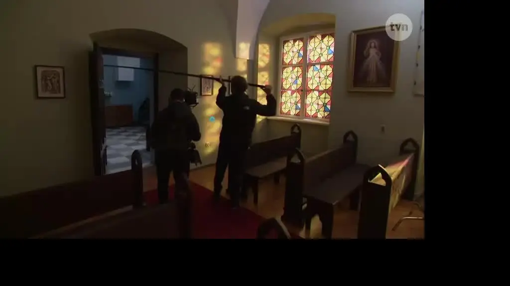 Weronika Książkiewicz na planie Herkulesa