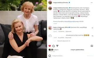 Małgorzata Kożuchowska świętuje urodziny mamy