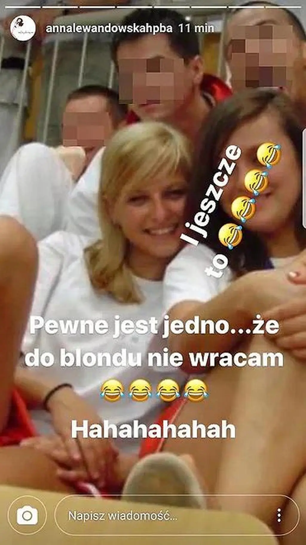 Anna Lewandowska 15 lat temu