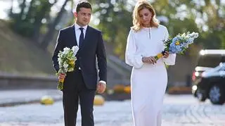 Olena Zełenska i Wołodymyr Zełenski 