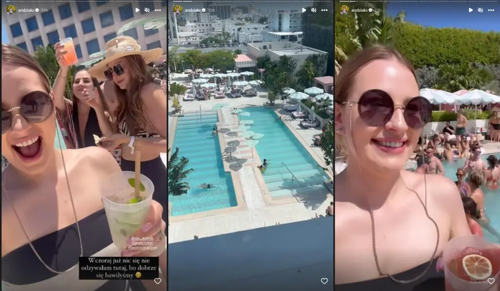 Andziaks zabrała koleżanki do Miami na "popanieński"
