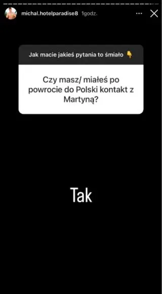 Michał z "HP" o relacji z Martyną