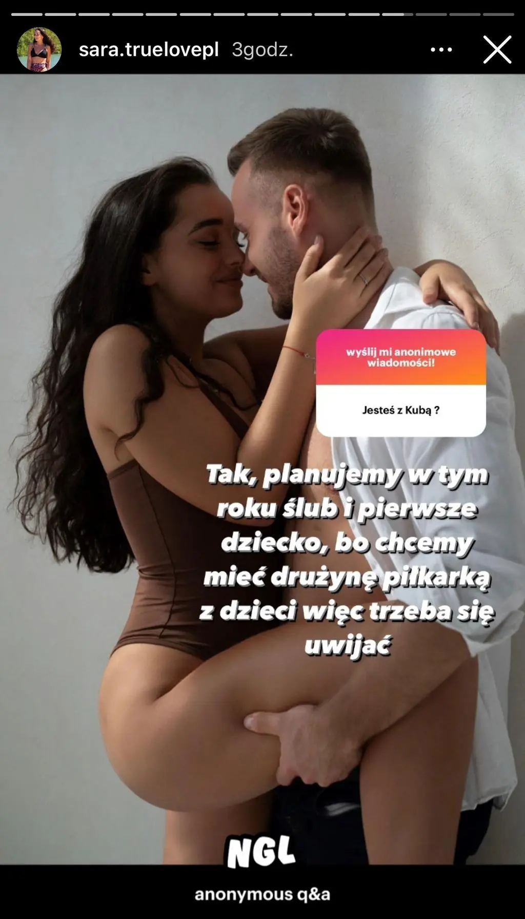 Sara z "True Love" o relacji z Kubą