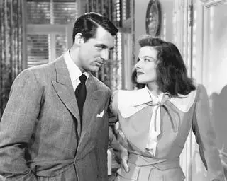 Cary Grant i Katharine Hepburn w filmie "Filadelfijska opowieść"